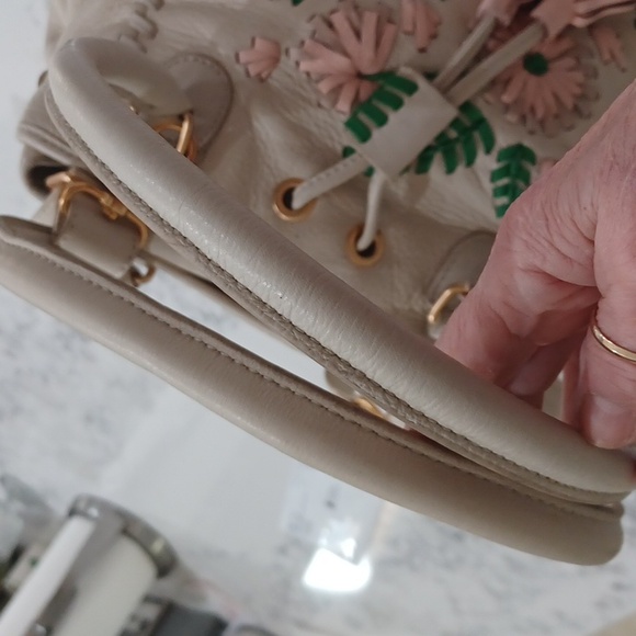 VINTAGE ISABELLA FIORE GENUINE LEATHER SLOUCHY HOBO BAG - Picture 8 of 17